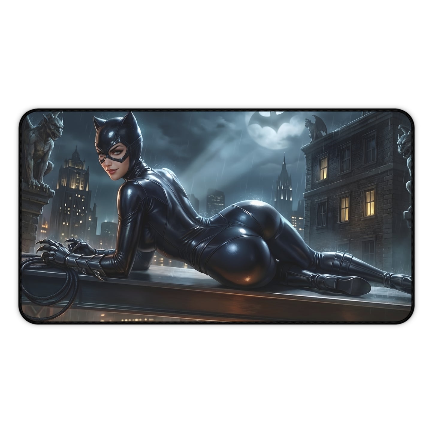Catwoman Mouse Pad – DC Comics Gaming Mouse Pad, Stylish Gamer Desk Decor, premium non-slip gaming desk mat featuring Catwoman artwork