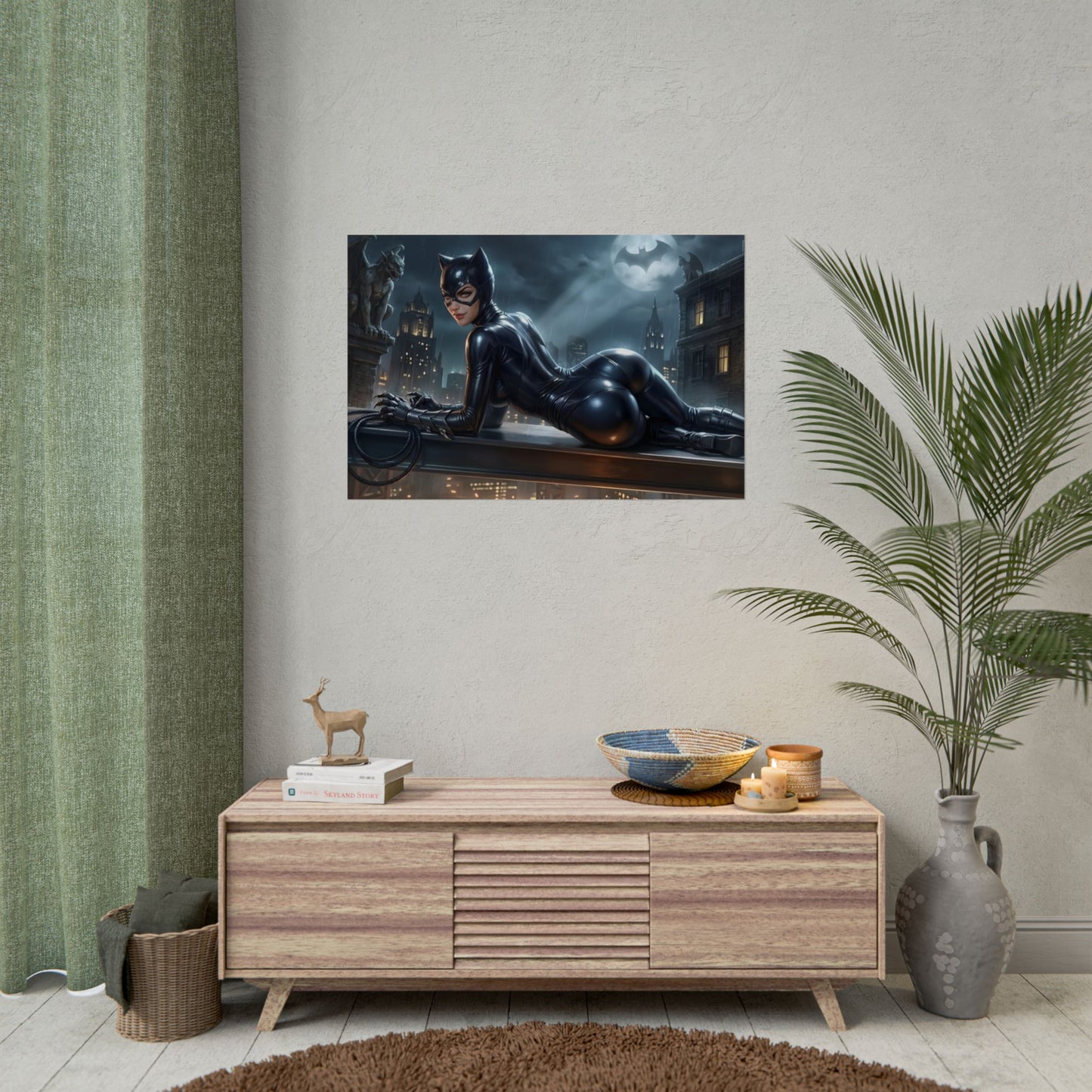 Catwoman Poster – DC Wall Art Print, Superhero Decor