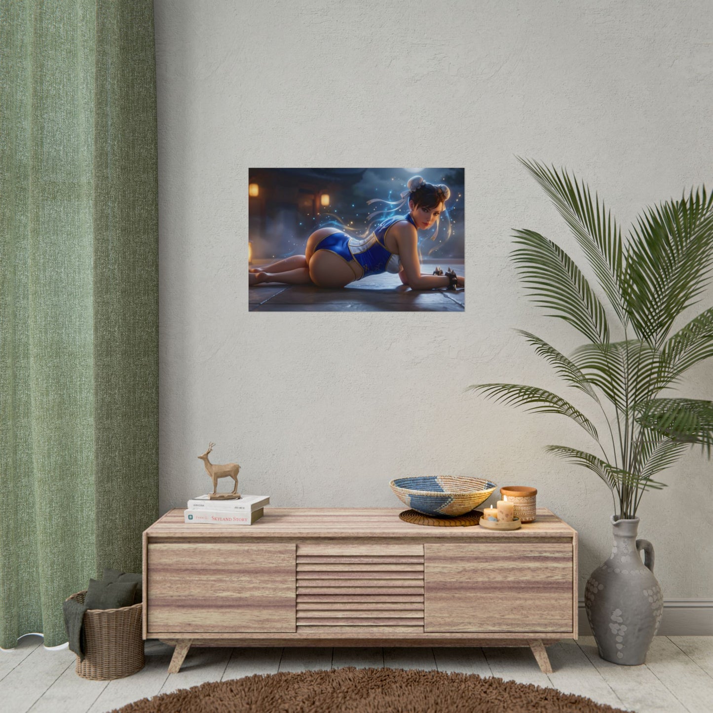 Chun-Li Poster – Street Fighter Wall Art Print, Fighting Game Decor
