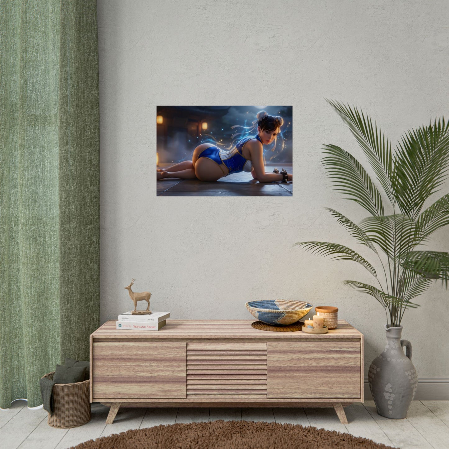 Chun-Li Poster – Street Fighter Wall Art Print, Fighting Game Decor