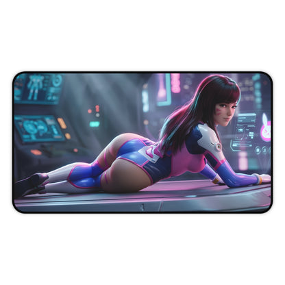 D.Va Mouse Pad – Overwatch Gaming Mouse Pad, Stylish Gamer Desk Decor featuring vibrant D.Va artwork, smooth glide, and durable stitched edges
