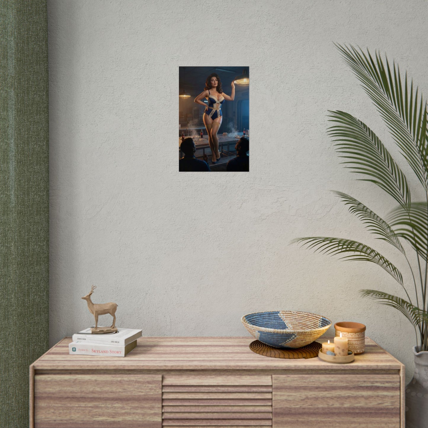 Fallout Vault Icon Poster / Fallout Vault Wall Art / Fallout Vault Art Print / Fallout Poster - confident vault woman art print for gamer room decor