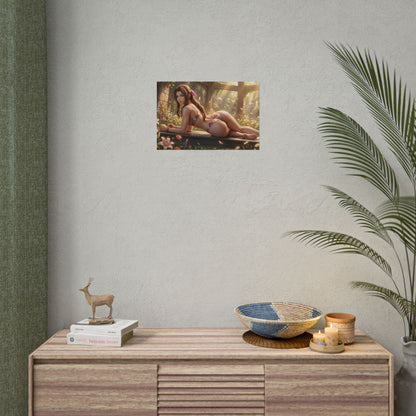 Aerith Poster, Final Fantasy Art Print, Fantasy Game Wall Art