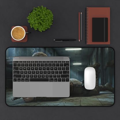 Grace Ashcroft Mouse Pad, Resident Evil Desk Mat, Gamer Setup Desk Decor – cinematic heroine desk mat with non-slip stitched edges