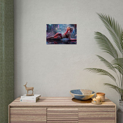 Harley Quinn Poster – DC Wall Art Print, Comic Decor