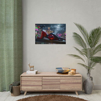 Harley Quinn Poster – DC Wall Art Print, Superhero Decor