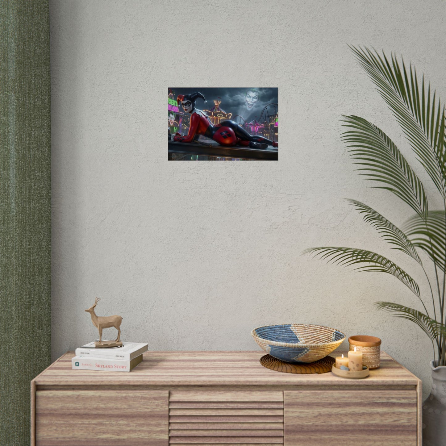 Harley Quinn Poster – DC Wall Art Print, Superhero Decor