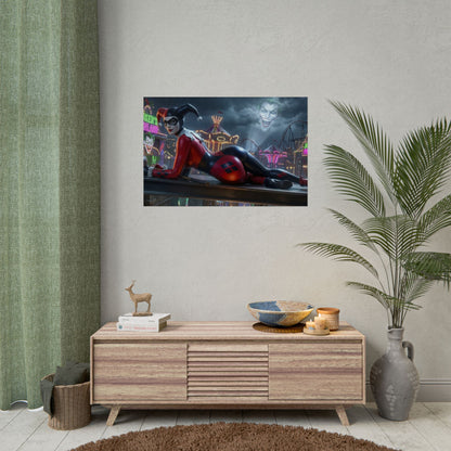 Harley Quinn Poster – DC Wall Art Print, Superhero Decor
