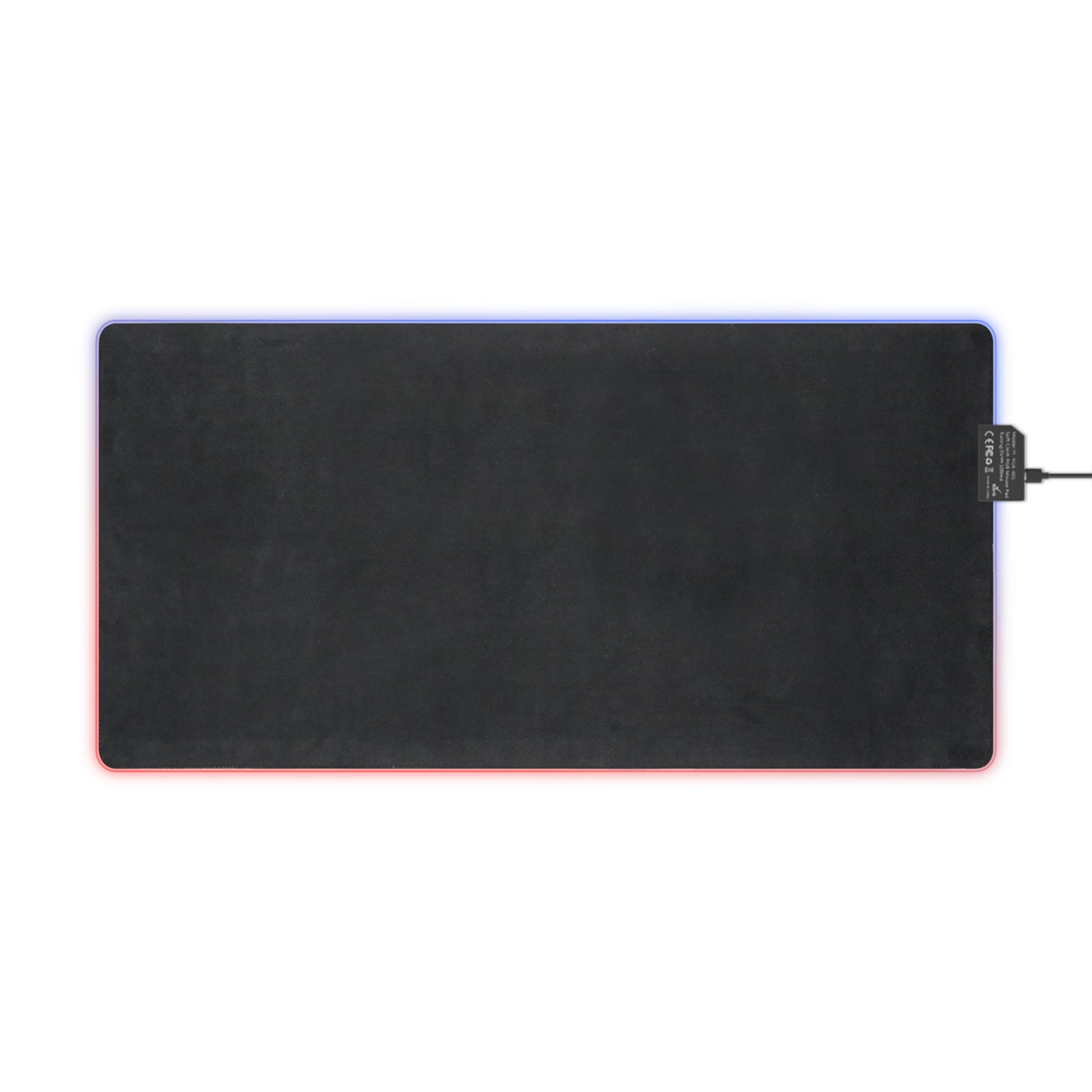 X-Men Mouse Pad – Jean Grey LED RGB Desk Mat, Gamer Room Decor, Gift for Marvel Fan showing black RGB-lit large gaming desk mat with USB controller