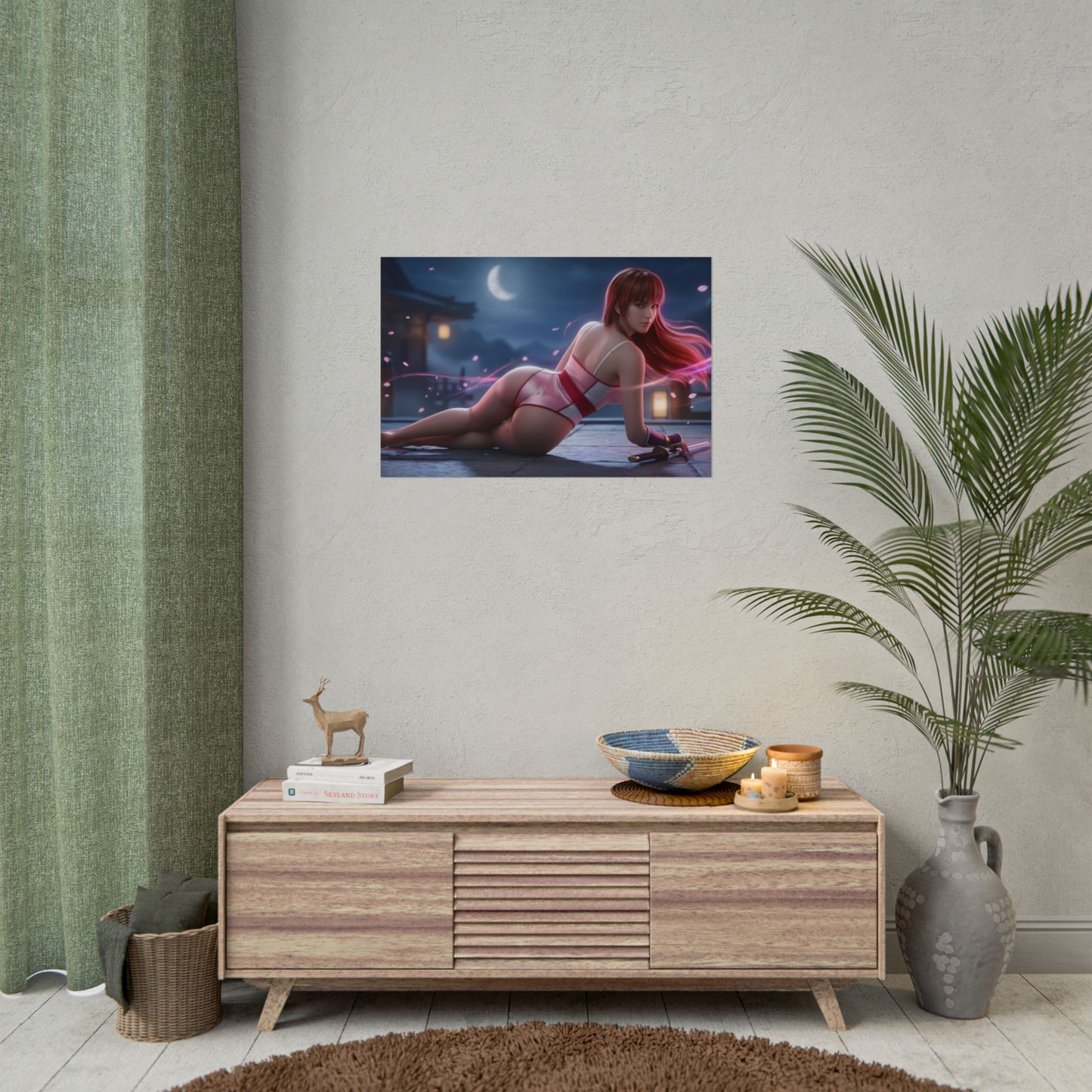 Kasumi Poster – Dead or Alive Wall Art Print, Fighting Game Decor