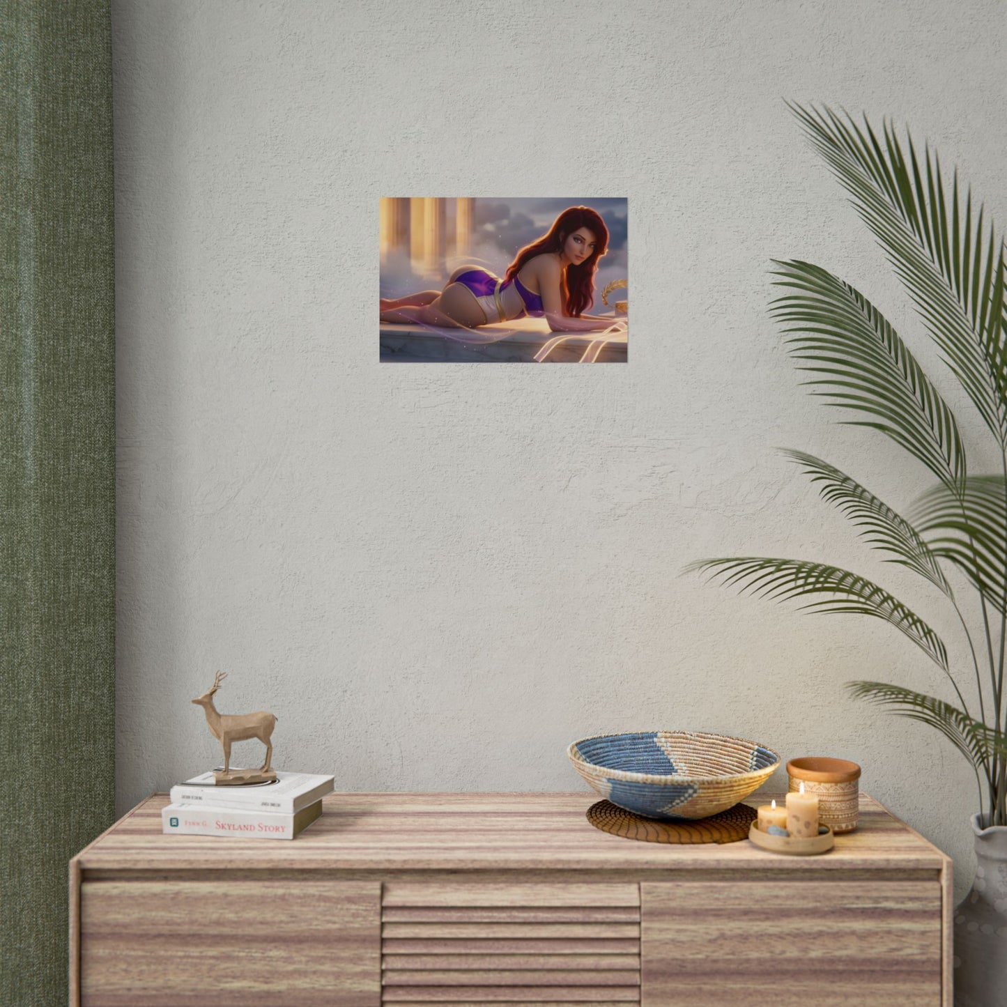 Megara Poster – Disney Hercules Wall Art Print, Fantasy Decor