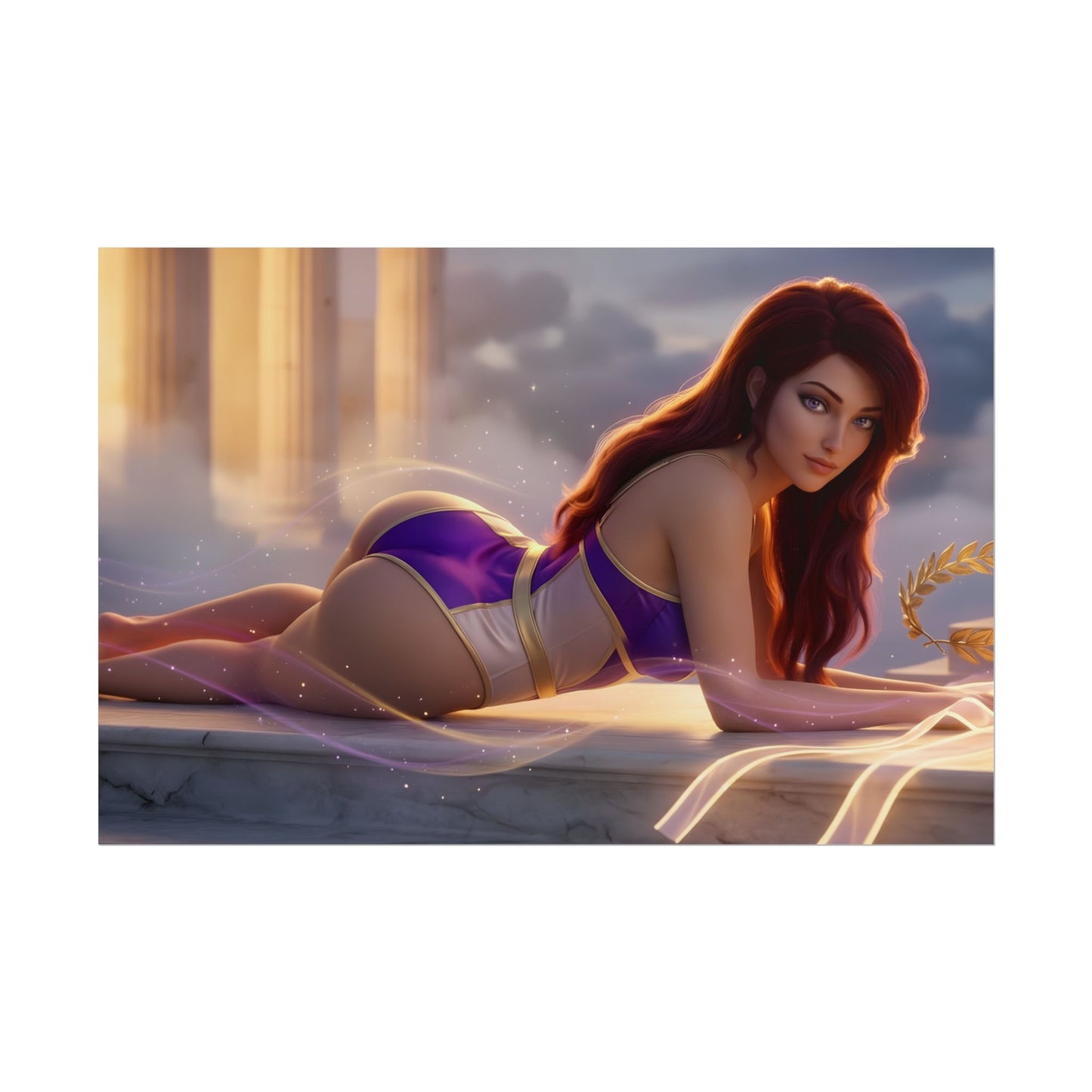 Megara Poster – Disney Hercules Wall Art Print, Fantasy Decor