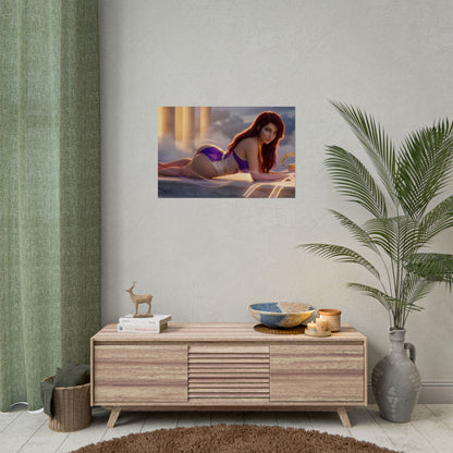 Megara Poster – Disney Hercules Wall Art Print, Fantasy Decor