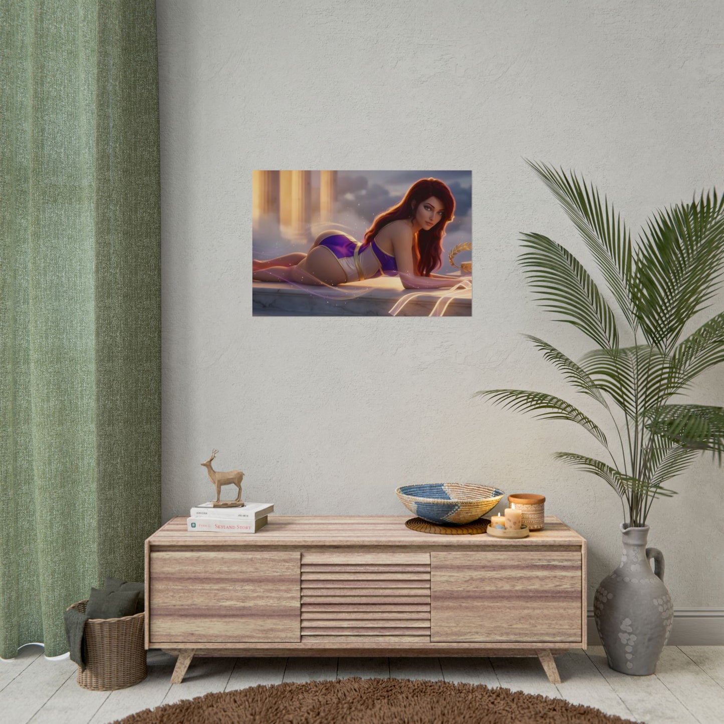 Megara Poster – Disney Hercules Wall Art Print, Fantasy Decor