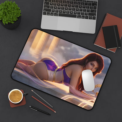 Megara Mouse Pad – Mythology Gaming Mouse Pad, Stylish Gamer Desk Decor featuring Megara character artwork on a premium stitched gaming mouse pad