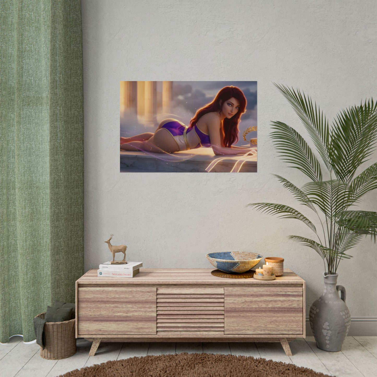 Megara Poster – Disney Hercules Wall Art Print, Fantasy Decor