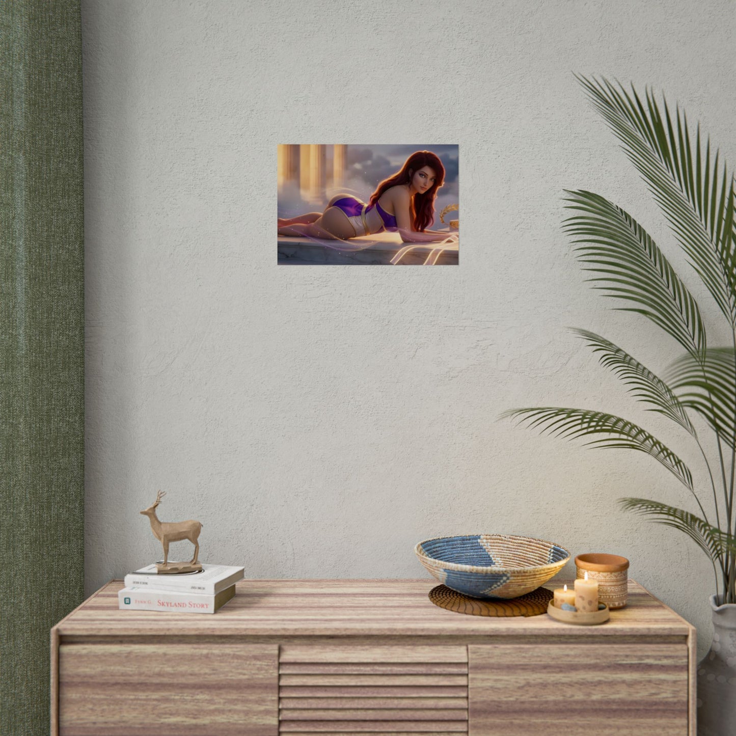 Megara Poster – Disney Hercules Wall Art Print, Fantasy Decor