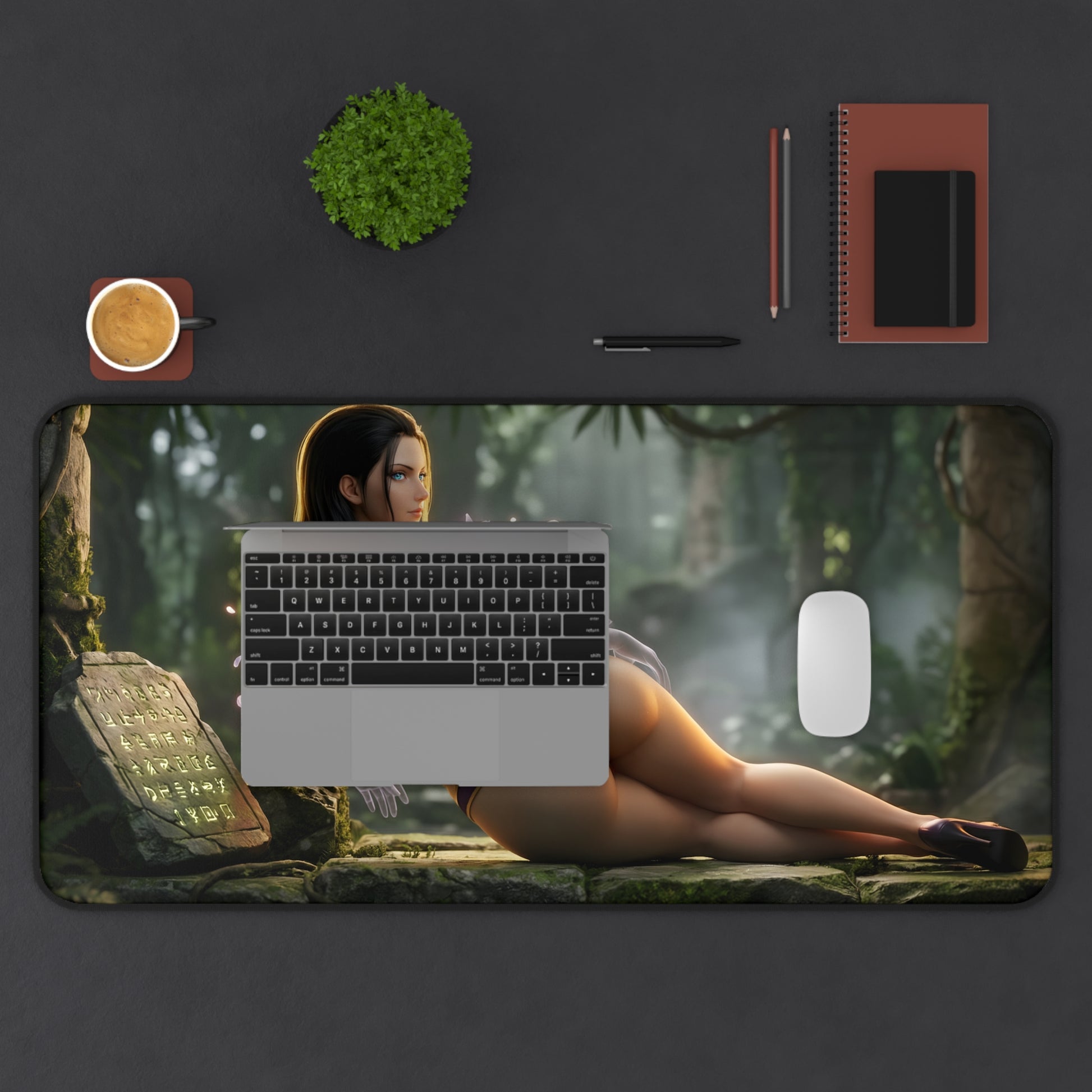 Nico Robin Mouse Pad – Anime Gaming Mouse Pad, Stylish Gamer Desk Decor featuring elegant Nico Robin artwork on large gaming desk mat