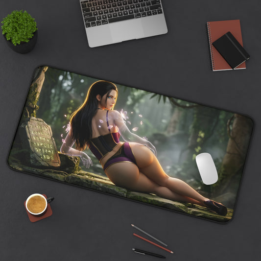 Nico Robin Mouse Pad – Anime Gaming Mouse Pad, Stylish Gamer Desk Decor featuring anime artwork on a premium large gaming desk mat
