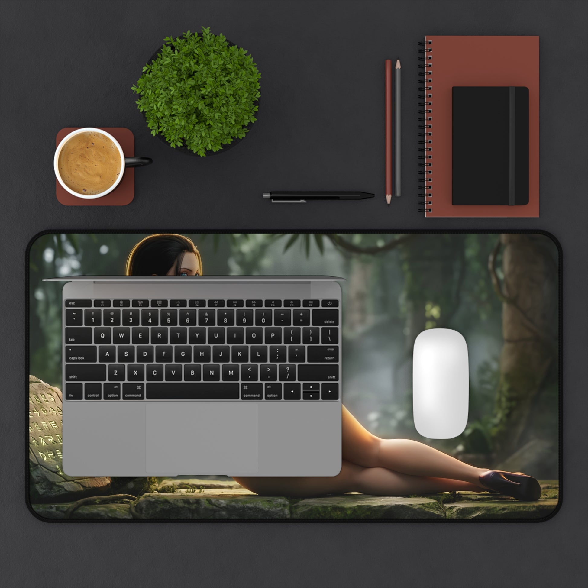 Nico Robin Mouse Pad – Anime Gaming Mouse Pad, Stylish Gamer Desk Decor featuring elegant Nico Robin artwork on a large gaming desk mat