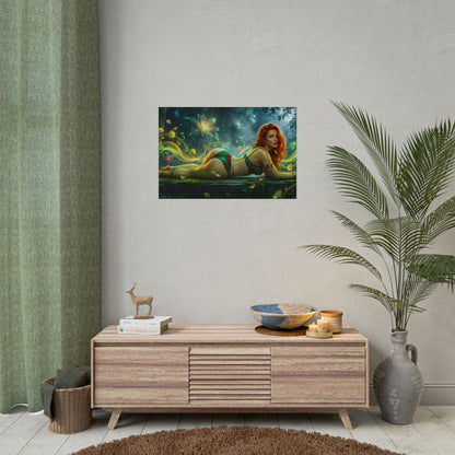 Poison Ivy Poster – DC Wall Art Print, Fantasy Decor