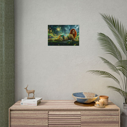 Poison Ivy Poster – DC Wall Art Print, Fantasy Decor