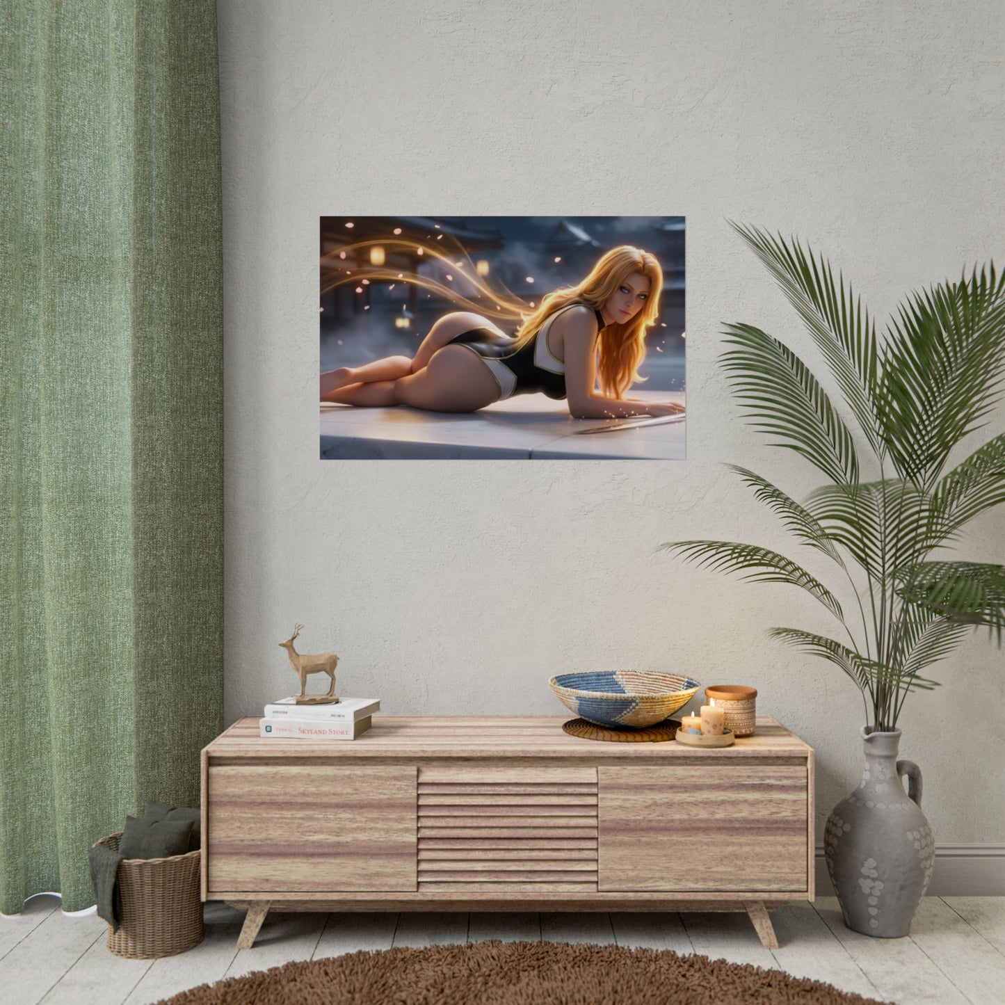 Rangiku Matsumoto Poster – Bleach Wall Art Print, Anime Decor