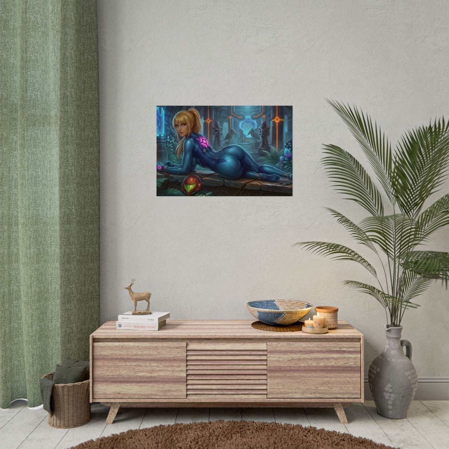 Samus Aran Poster – Sci Fi Wall Art Print, Gamer Decor