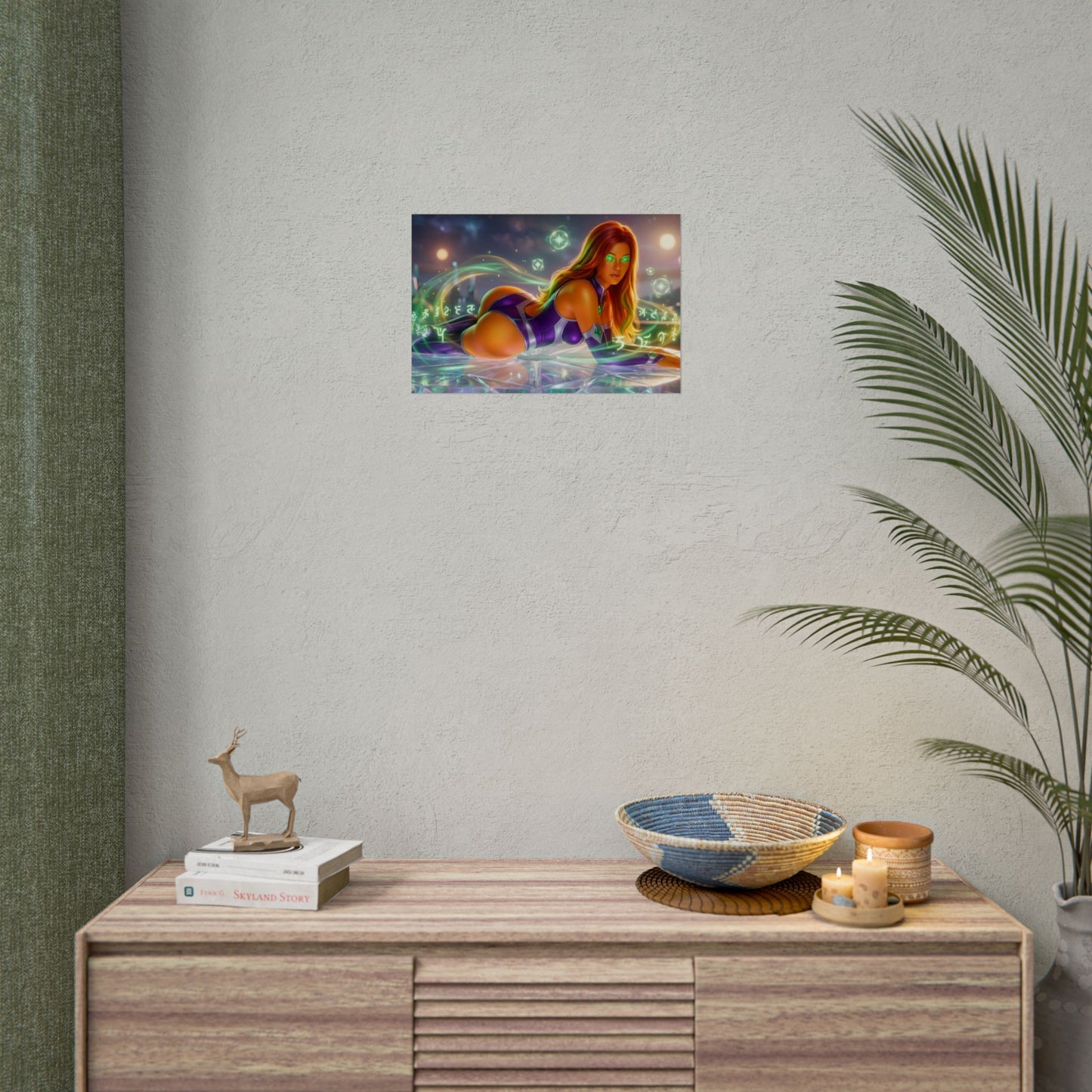 Starfire Poster – DC Wall Art Print, Fantasy Decor