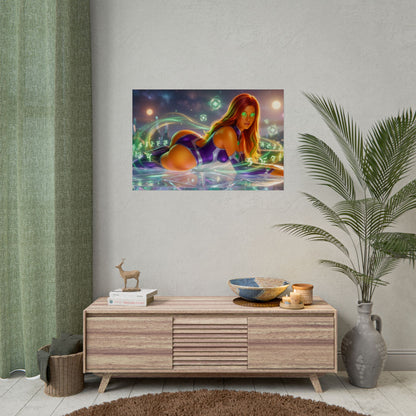 Starfire Poster – DC Wall Art Print, Fantasy Decor