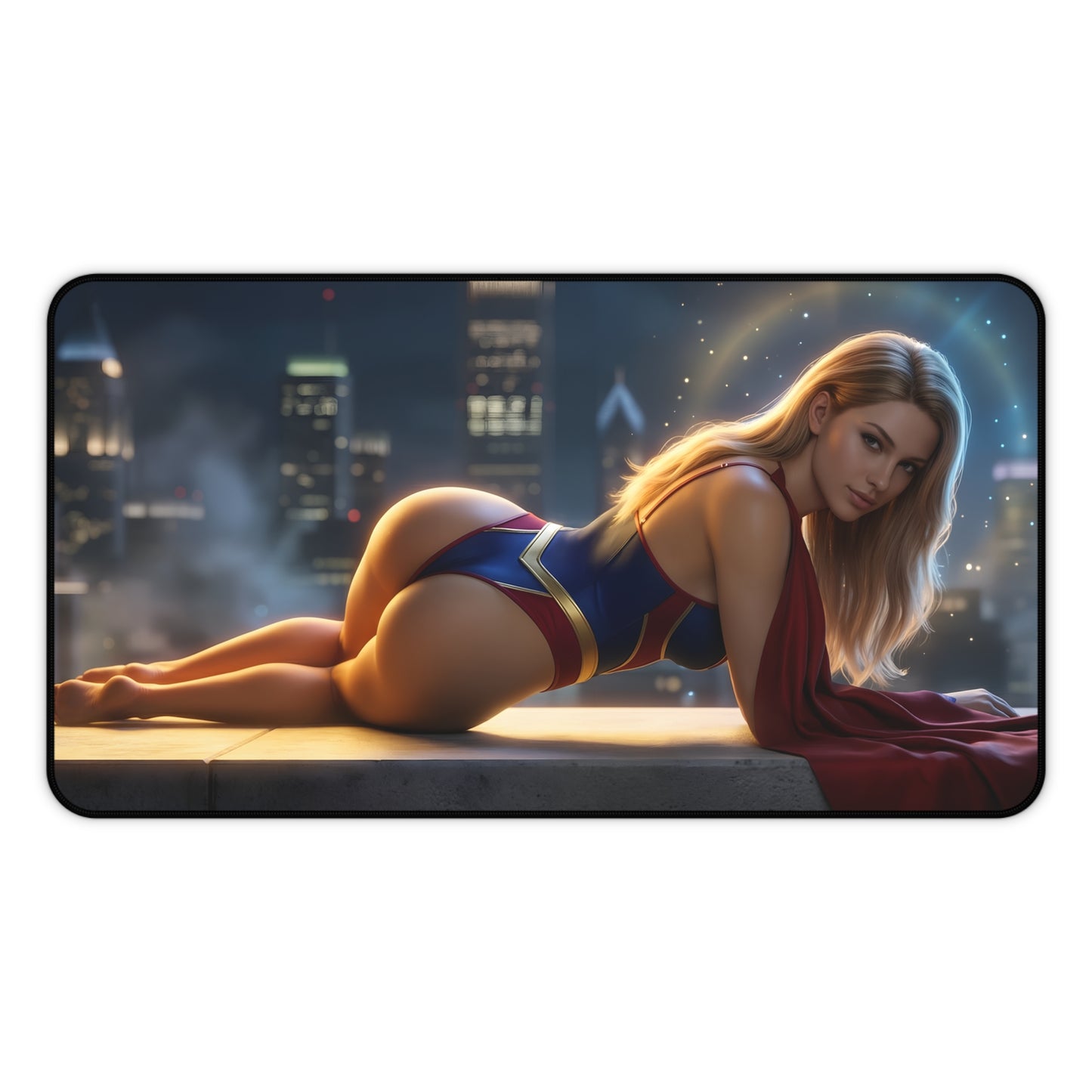 Supergirl Mouse Pad – DC Heroine Gaming Mouse Pad, Stylish Gamer Desk Decor showing detailed Supergirl artwork on premium gaming mouse pad