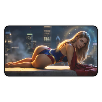 Supergirl Mouse Pad – DC Heroine Gaming Mouse Pad, Stylish Gamer Desk Decor showing detailed Supergirl artwork on premium gaming mouse pad