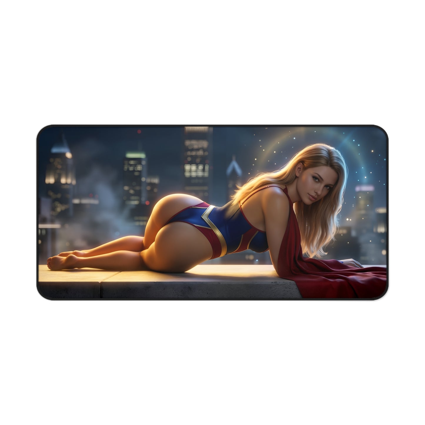 Supergirl Mouse Pad – DC Heroine Gaming Mouse Pad, Stylish Gamer Desk Decor featuring premium Supergirl art on a large non-slip gaming mat