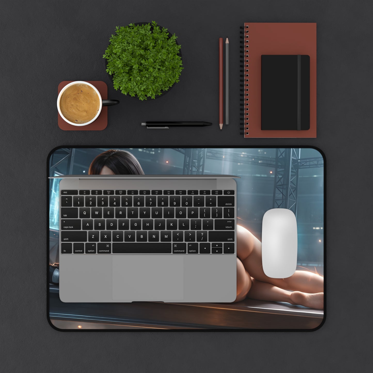 Tifa Lockhart Mouse Pad – RPG Game Gaming Mouse Pad, Stylish Gamer Desk Decor, premium desk mat with character artwork and non-slip base