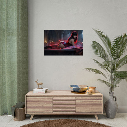 Vampirella Poster – Dark Fantasy Wall Art Print, Comic Decor