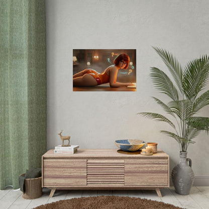 Velma Poster – Cartoon Wall Art Print, Character Decor