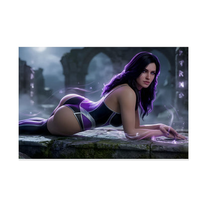 Yennefer Poster – Fantasy Wall Art Print, Magic Decor