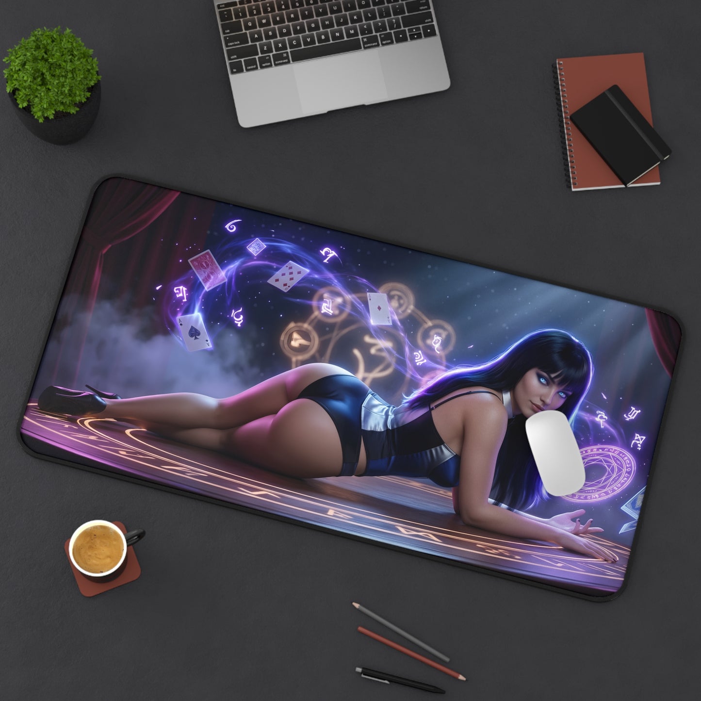Zatanna Mouse Pad – DC Comics Gaming Mouse Pad, Stylish Gamer Desk Decor featuring mystical Zatanna artwork on a premium gaming desk mat