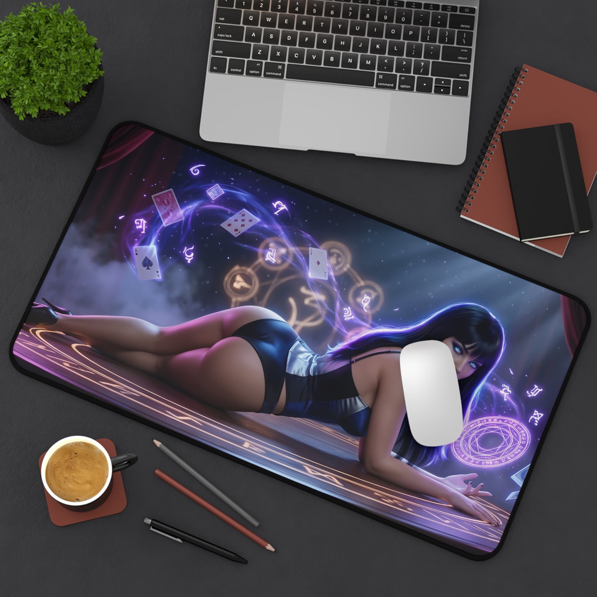 Zatanna Mouse Pad – DC Comics Gaming Mouse Pad, Stylish Gamer Desk Decor featuring mystical artwork, smooth tracking and durable stitching