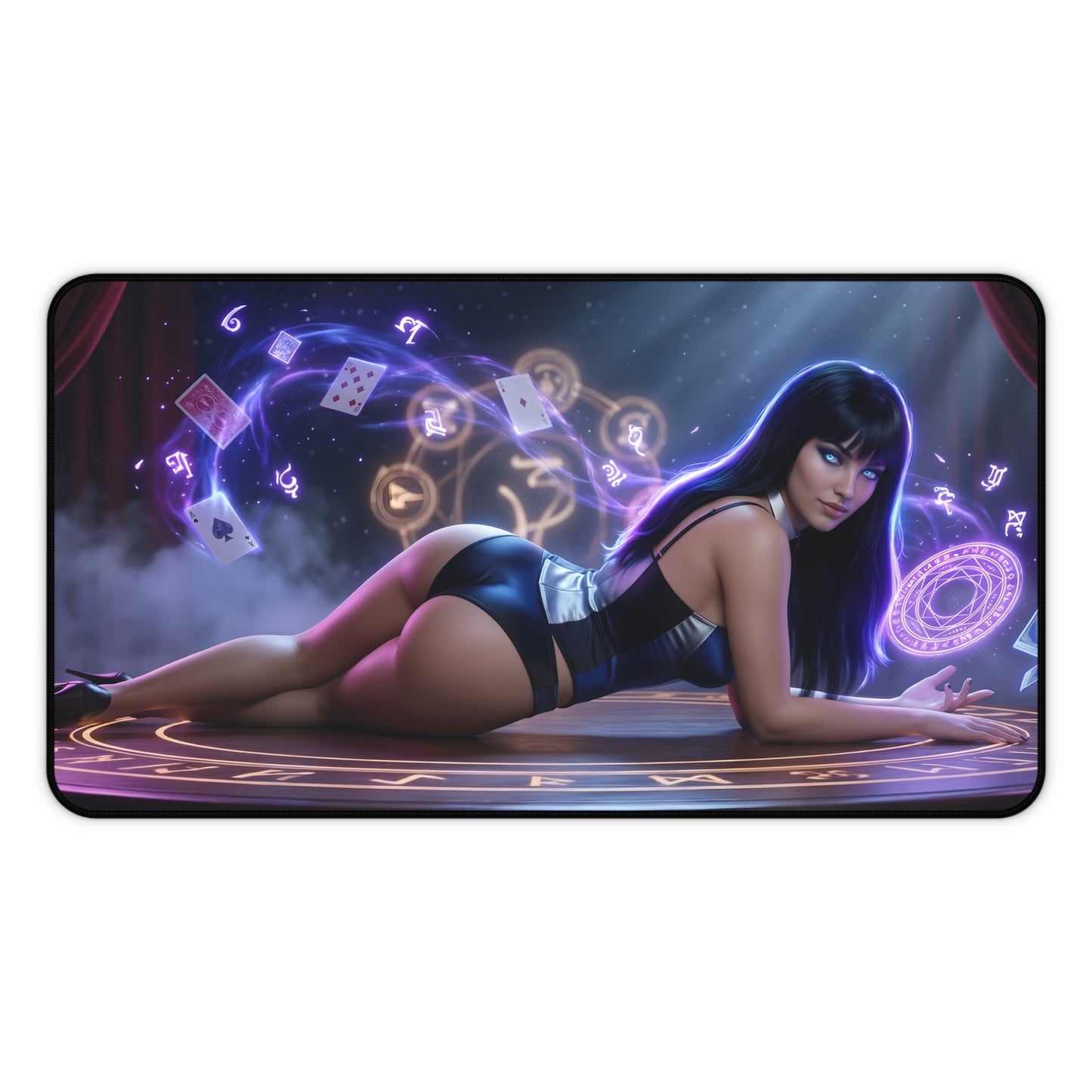 Zatanna Mouse Pad – DC Comics Gaming Mouse Pad, Stylish Gamer Desk Decor featuring mystical Zatanna artwork, smooth tracking and durable stitched edge