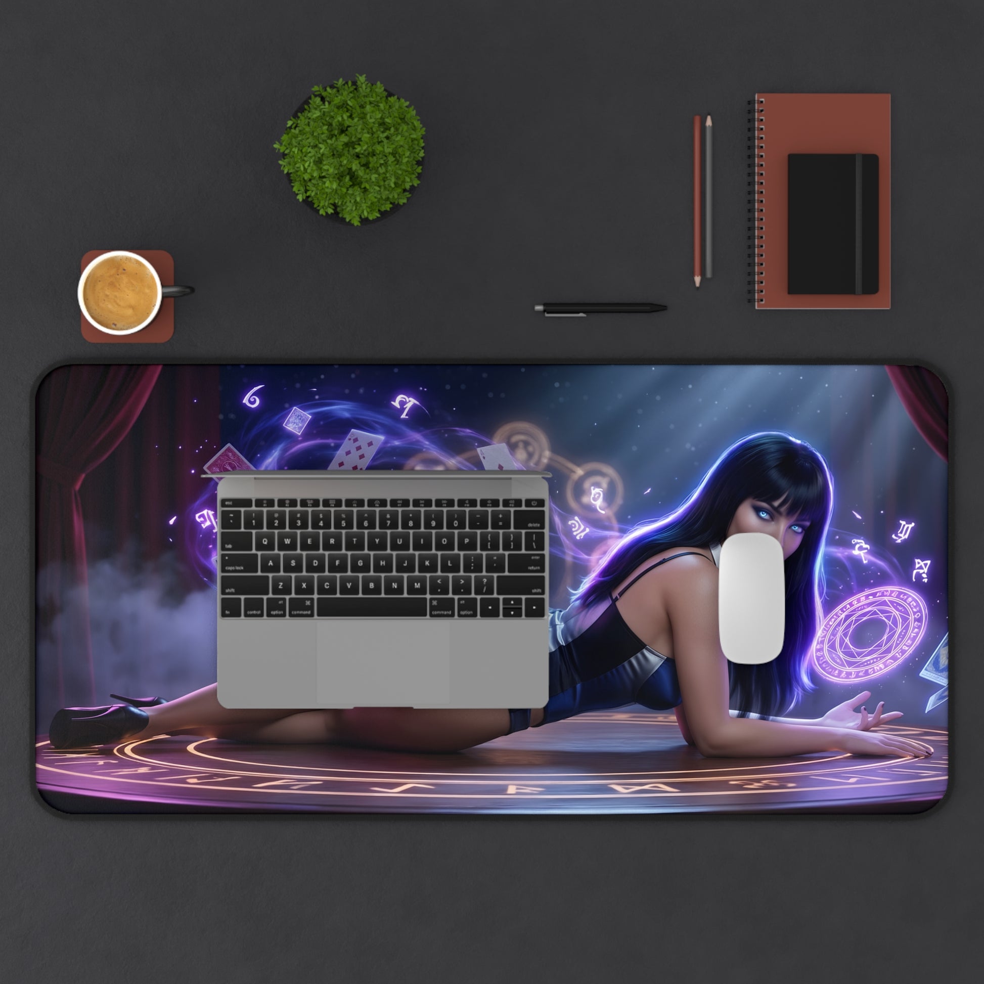 Zatanna Mouse Pad – DC Comics Gaming Mouse Pad, Stylish Gamer Desk Decor featuring mystical Zatanna artwork on a premium gaming desk mat